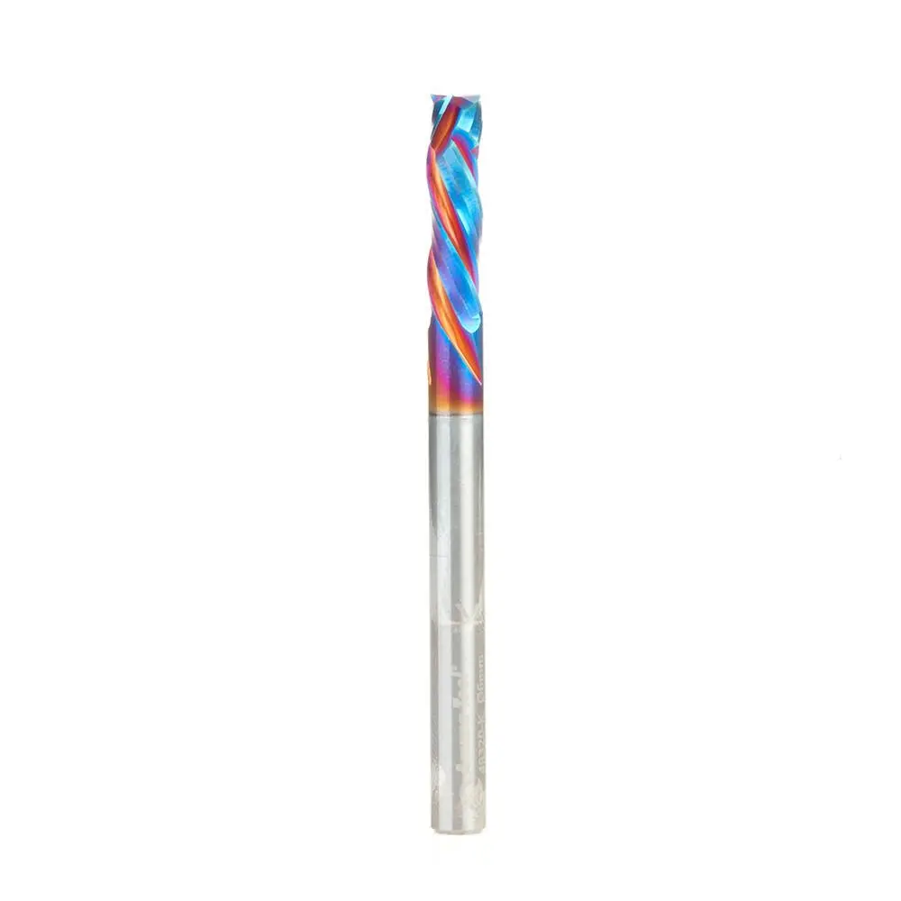 Amana Tool 48320-K CNC SC Spektra Extreme Tool Life Coated Compression Spiral 6mm D x 22mm CH x 6mm SHK x 75mm Long 3 Flute Router Bit