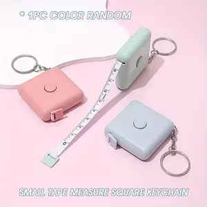 Mini Retractable Tape Measure with Dual Scales, Durable Glass Fiber Blade, Lead-Free, Ideal for Body Measurement, Sewing, Crafts, Multiple Colors Available, Portable Tape Measure