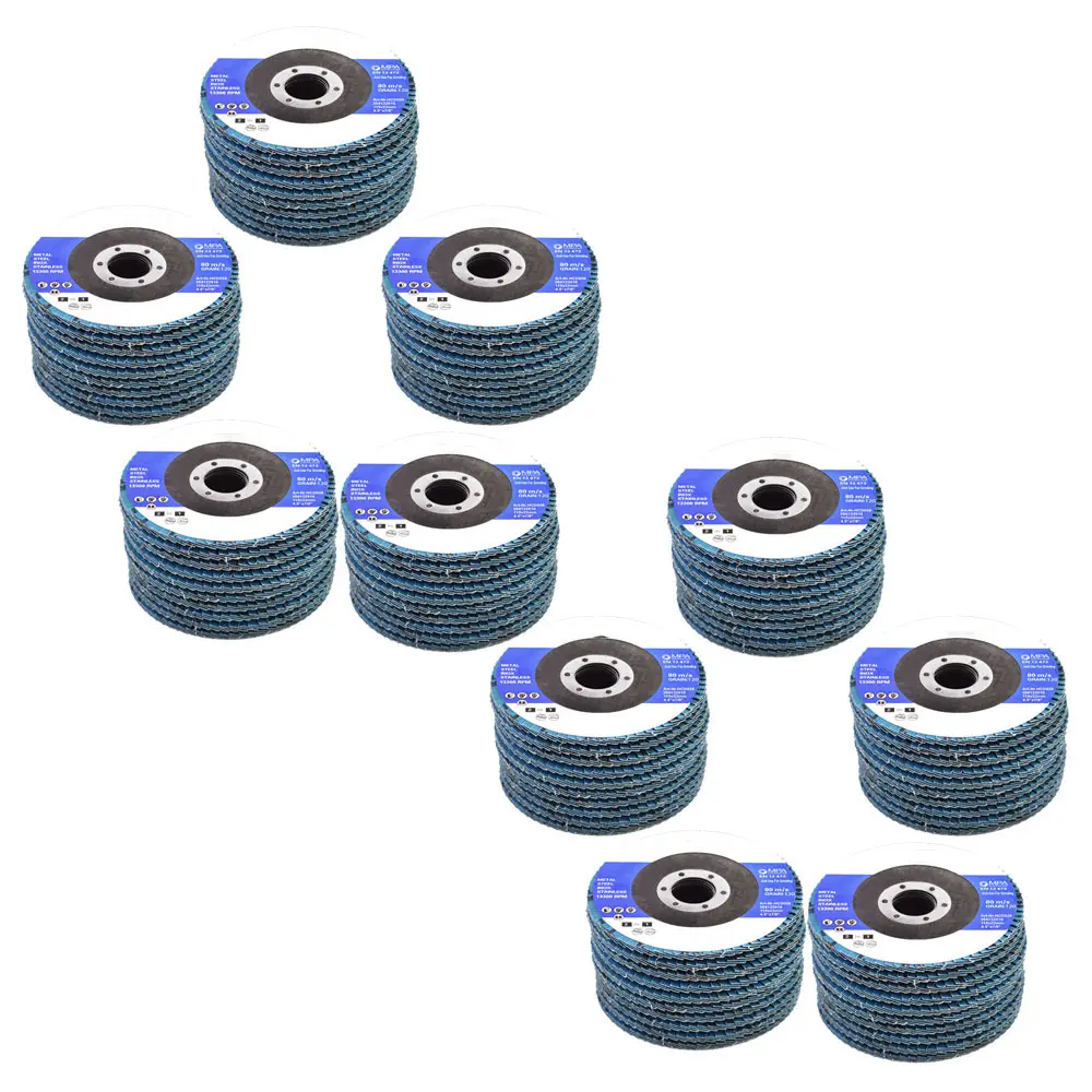 100Pcs 4.5''x7/8'' 60Grit T29