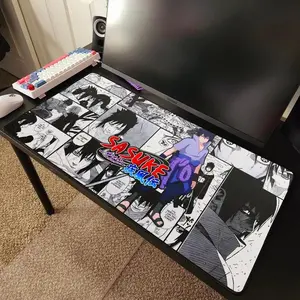 Sasuke Uchiha Desk Mat Mousepad 31.5" x 15.5"