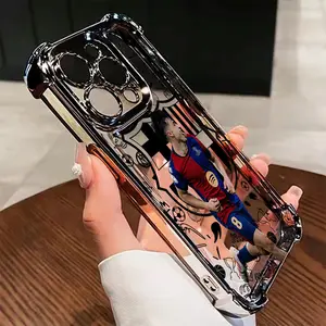 Football Star P-Pedri NO.8 Phone Case, Suitable for iPhone 17, 16e, 16, 15, 14, 13, 12, 11 Mini Pro Max Air X XR XSMAX 8, 7 Plus - Anti-Drop Transparent Soft Back Cover
