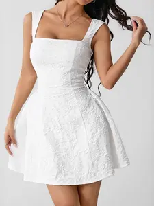Square Neck Mini Dress