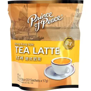 Prince of Peace 3-in-1 Hong Kong Style Tea Latte 22 Sachets Satisfying Drink Convenient Creamy Milkiness Smooth Flavor Beverage