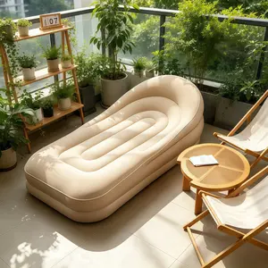 Multi-Functional 3-in-1 Luxury Air Sofa Bed, Heavy-Duty Inflatable Mattress with Backrest, Air Pump Included, Perfect for Outdoor Trips, Camping & Special Occasion Gifts