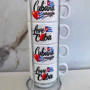 Tazas de Cafe expreso con soporte , personalizados Cappuccino Mugs