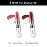KIKO Milano Unlimited Double Touch Liquid Lipstick Duo 103 Natural Rose & 105 Scarlet Red With A Bright Finish In A Two-Step Application