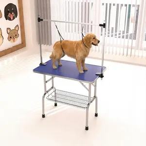 36" 42'' 46'' Folding Dog Pet Grooming Table Heavy Duty Stainless Steel pet Dog Cat Grooming Table