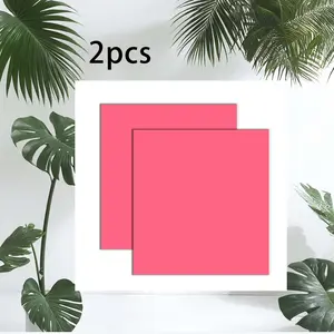 Fluorescent red acrylic board 1/8 thick laser cut organic glass board for art design, DIY home decoration, holiday decoration signs (2, red color set, 12 * 12 inches)