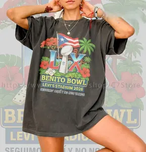 Youth & Adult Graphic T-Shirt, Football Fan Tee, Benito Bowl shirt
