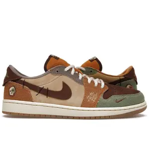 Jordan Men's 1 Retro Low OG Zion Williamson Voodoo Basketball Shoes, from StockX