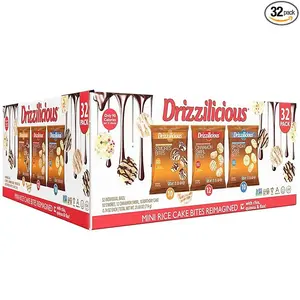 Drizzilicious Mini Rice Cake Bites Variety pack (32 x 0.74 oz)