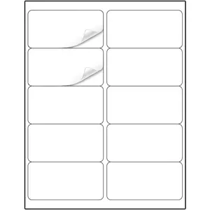 Shipping Labels 2"×4" 300 Labels Sticker Paper for Laser/Ink Jet Printer Mailing Labels 8.5"*11" White 10 per Sheet