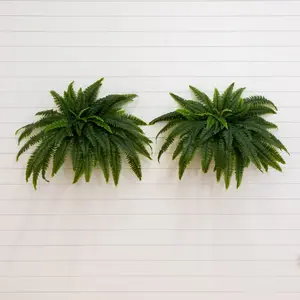 48" UV Resistant Artificial Boston Fern (Indoor/Outdoor) - Set of 2 48" UV Resistant Artificial Boston Fern (Indoor/Outdoor) - Set of 2