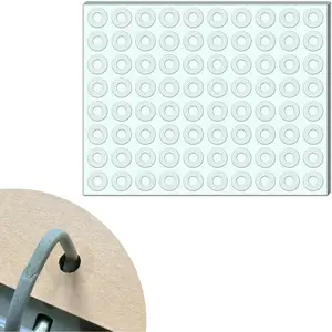 800 Pieces Clear Hole Punch Reinforcement Stickers Paper Binder Protector Labels for Hole-Punched Pages