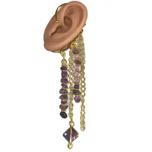 Amethyst Crown (Ear cuff)