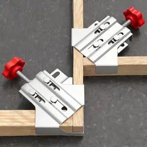 Right Angle Clamp 90 Degree Welding Holder Woodworking Tool, Stainless Steel Right Angle Clip, Durable Portable Fastening Accessory