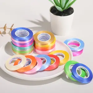 30 Rolls 15 Colors Balloon Ribbon Cord, Gift Wrapping Edge Ribbon, Multi-Color Packaging Ribbon, Handmade Floral Decoration