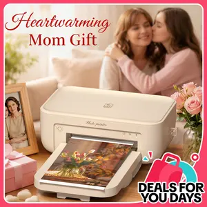 4x6 Photo Printer, Wireless WiFi Portable Printing, Includes 20 Sheets & 1 Ribbon, Compatible with iPhone & Android,GiftedInLove,Best Gift for Mom Birthday#SummerWins #DealsForYouDays