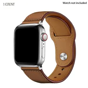 Fashion Business Faux Leather Watch Band (Band Only), Replacement Watch Band for Apple Watch Series Ultra/SE/10/9/8 /7/6 /5/4/3/2/1, Smart Watch Accessories