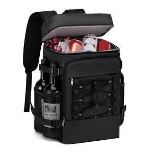New Insulated Cooler Backpack with Leak-Proof Liners, Waterproof Ice Pack, 2 Reusable Refrigerator Bags, Ideal for Outdoor Activities, Insulated Portable Cooler, Lightweight Insulated Pack