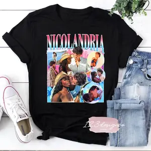 Nicolandria Y2k Vintage T-Shirt, Love lsland USA 2025 Shirt, Nicolandria Fans Shirt, Nic Olandria Rap Shirt, Island Drama Shirt