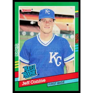 Jeff Conine 1991 Donruss #427b RC Kansas City Royals