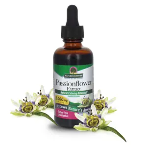 Nature's Answer Herb Passion Flower Supplement, 2 Fluid Ounce | Calming Aid | Helps with Anxiety | Natural Stress Reliever | Single Count