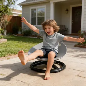 Circular Rotating Sensory Integration Training Chair, Ideal for Balance & Coordination, Perfect for Children & Teenagers Growth