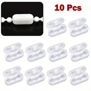 10/20pcs Plastic Roller Blinds Pull Cord Connector, Contemporary Style Curtain Chain Connector for Vertical Blinds, Window Hardware Repair Accessories
