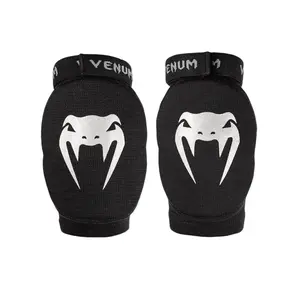 Venum Kontact Elbow Guards - Black/Silver