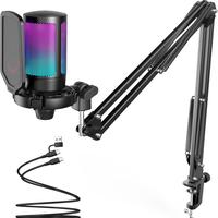 A6T RGB Mic with boom arm