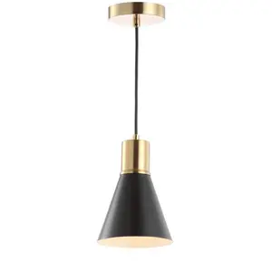JONATHAN Y Bolha Bubble Acrylic/Iron Modern Minimalist Integrated LED Pendant; for Living Room, Bedroom, Kitchen, Office
