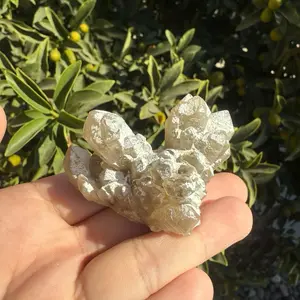 Snow Mountain Crystal Cluster | Natural Mineral Specimen with Frosty Peaks | Unique Stone for Collection and Display