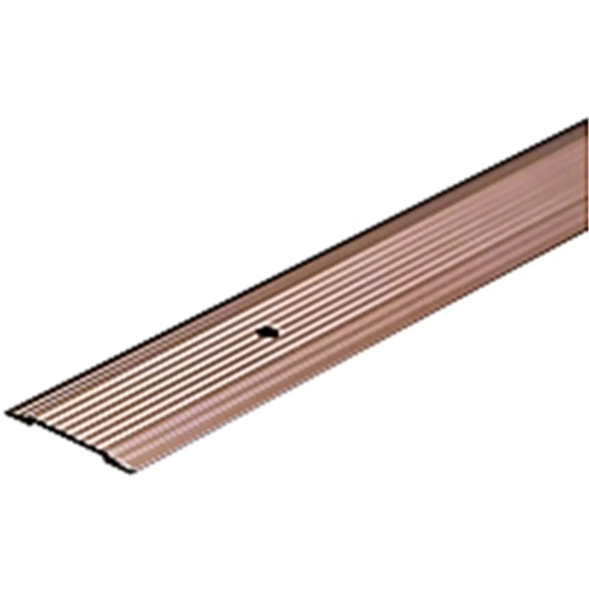 MD Building Products Wide Fluted Aluminum Seam Binder, 1.25 x 73 in Transition Bar for Uneven Surfaces, Pewter, Screw Nails, Wide Profile, Join 2 Surfaces, Low Pile To High Pile, 1-1/4 X 73 In, Surface Joiner