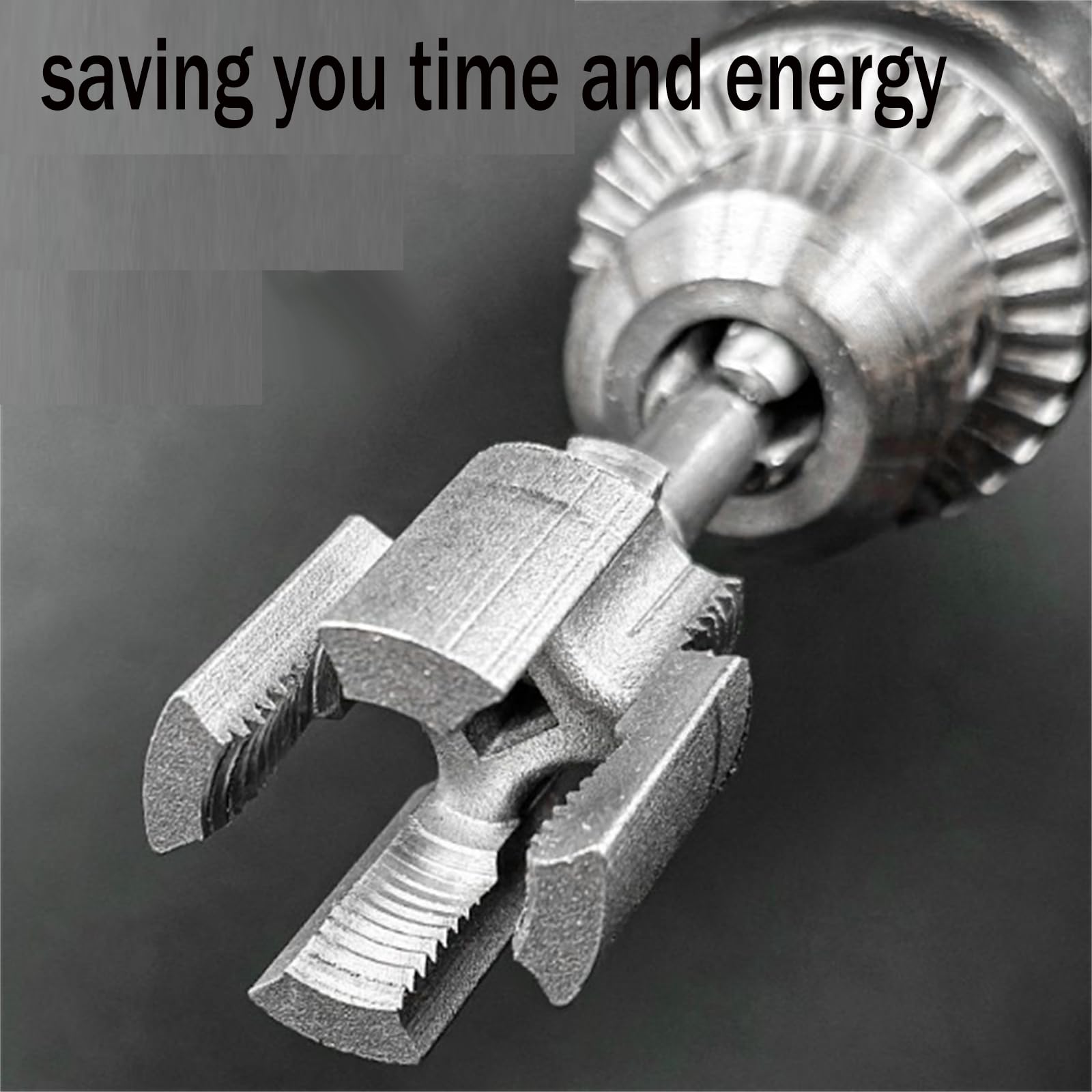 2 pcs 1/2" and 3/4" PVC thread cutting tools—inner and outer pipe threading tools; dual-function electric drill compatible kit for home repairs; precision carbon steel NPT pipe tap set for external pipes; high-speed operation