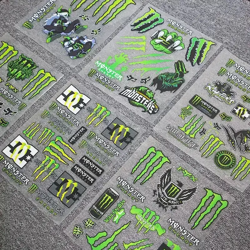 New Car Reflective Stickers Motorcycle Helmet Tail Box Modified Stickers Waterproof Decorative Decals