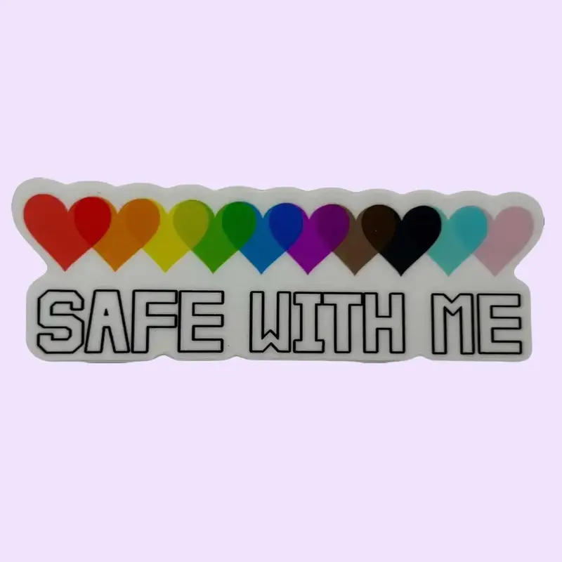 Safe With Me Mini Sticker