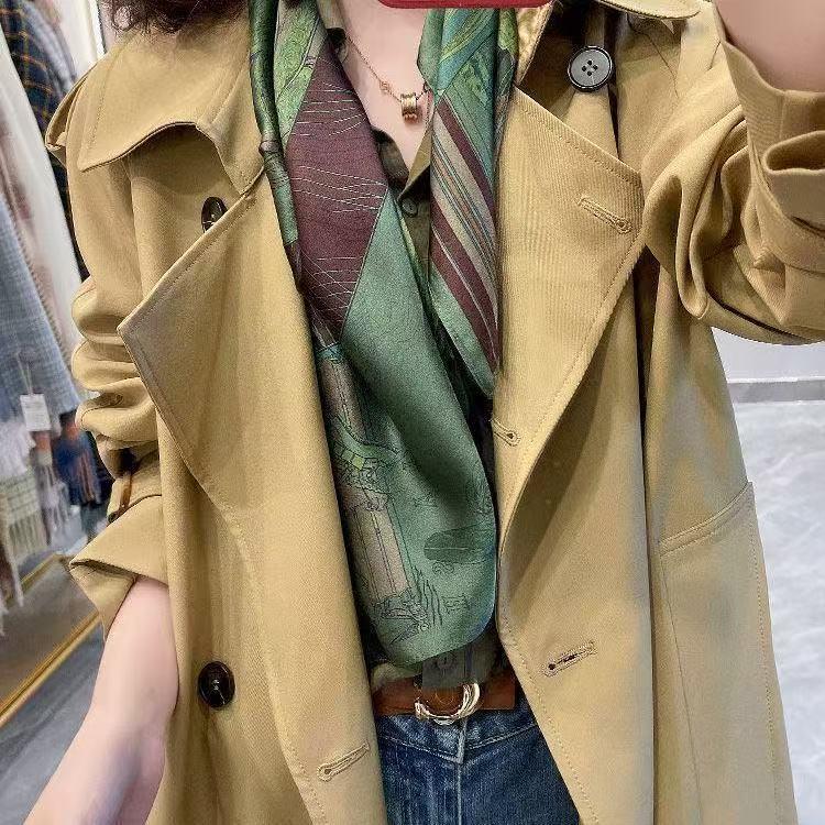 Women’s silk scarf, headscarf, handkerchief, neck wrap, sleep headscarf, elegant women’s accessory, genuine silk scarf, 27.5 × 27.5 inches, elegant, lightweight, breathable square headscarf, suitable for all seasons