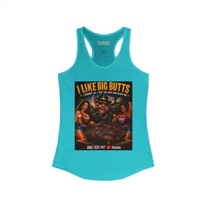 I Like Big BUTTS Women's Tank Top — Premium Racerback | BBQ Test Pit