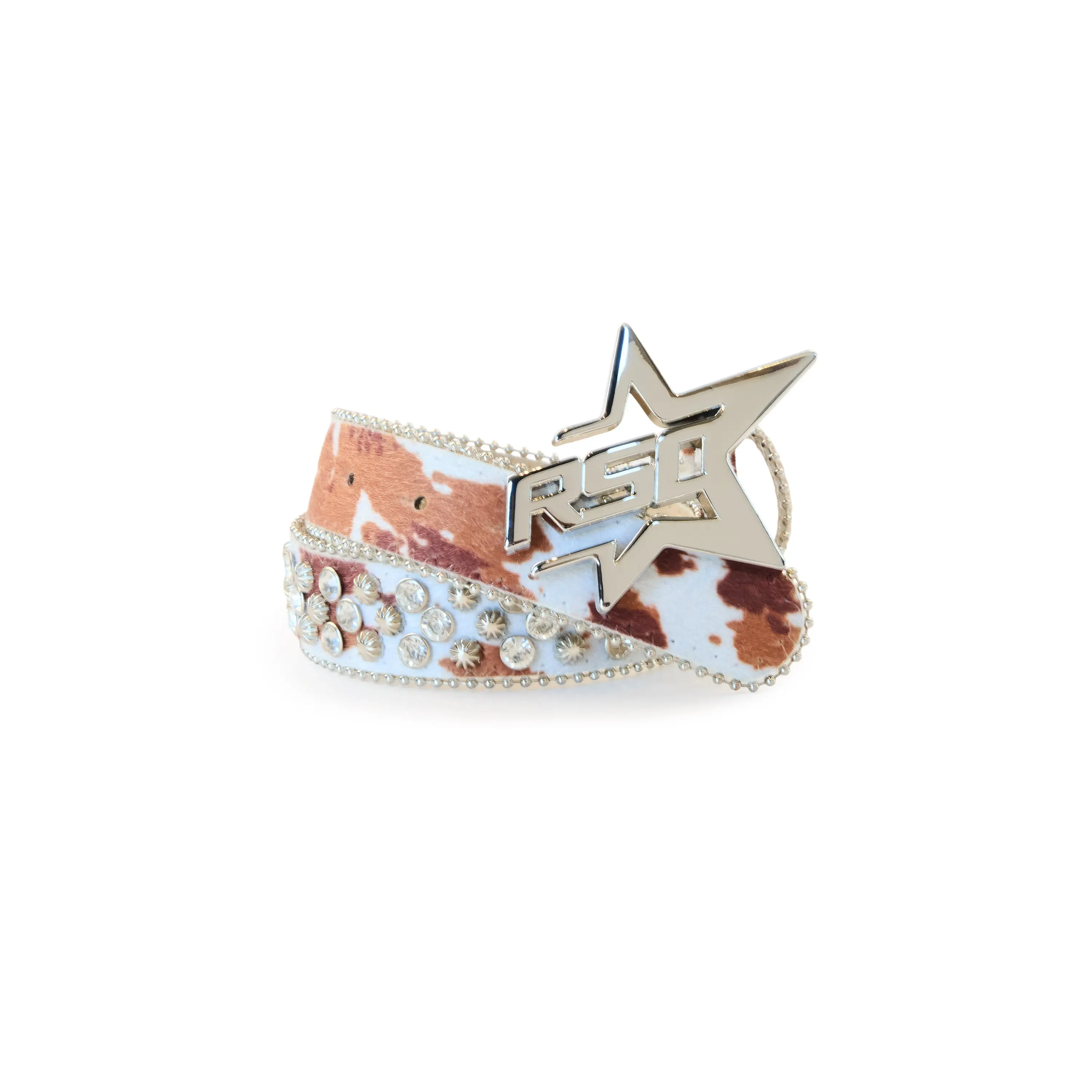 Boys Normandie Camel Rockstar Logo Belt