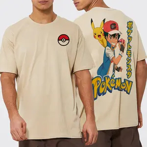 Ash Ketchum and Pikachu Shirt, P0kem0n Sweatshirt Hoodie, Pikachu P0kemon Merch, Anime lover sweatshirt hoodie, Gift for him, gift for Friends, Cotton Menswear, Y2k shirt, trendy design shirt, Graphic Shirt