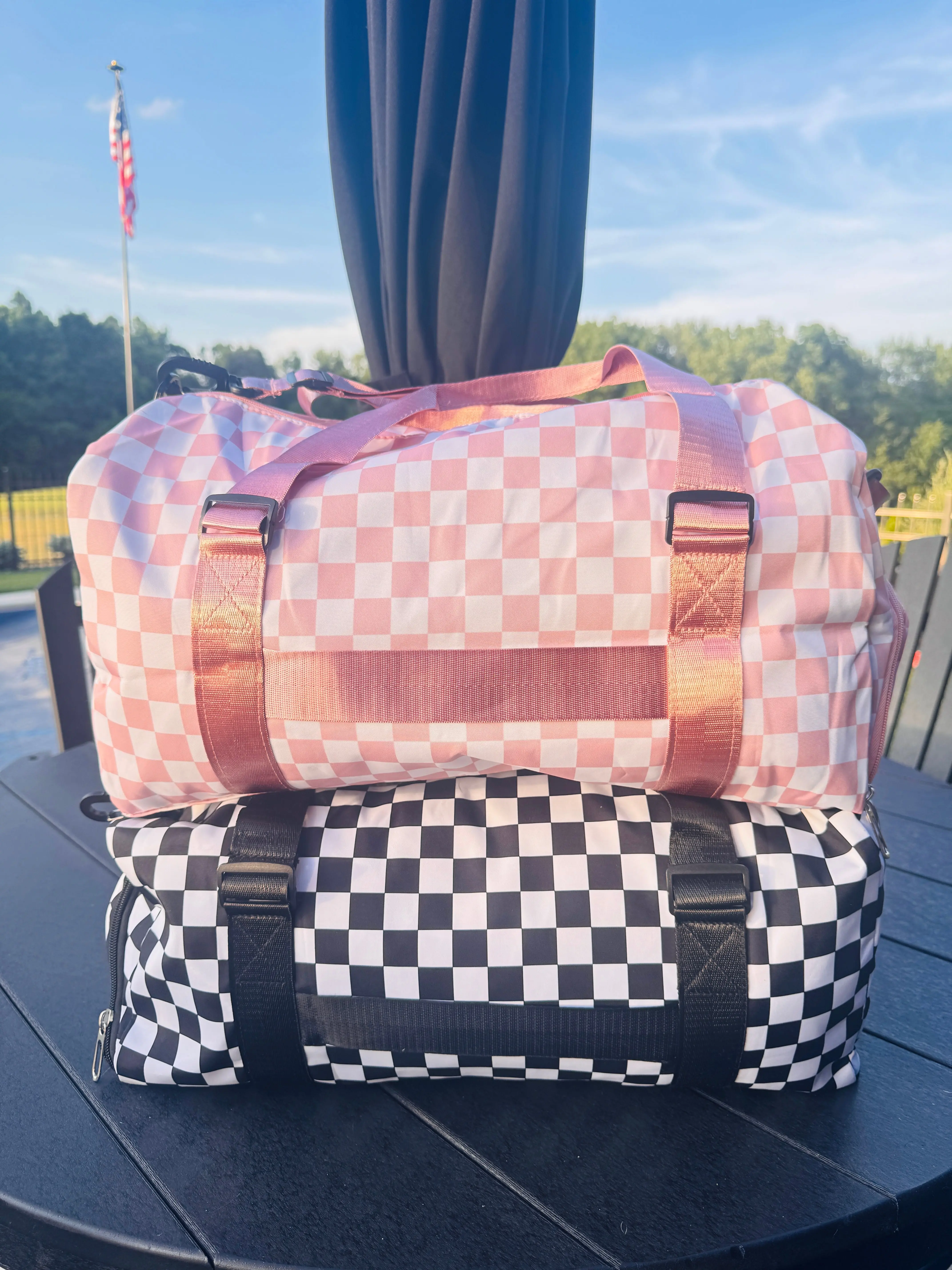 The Check Me Out Weekender Bag The Check Me Out Weekender Bag
