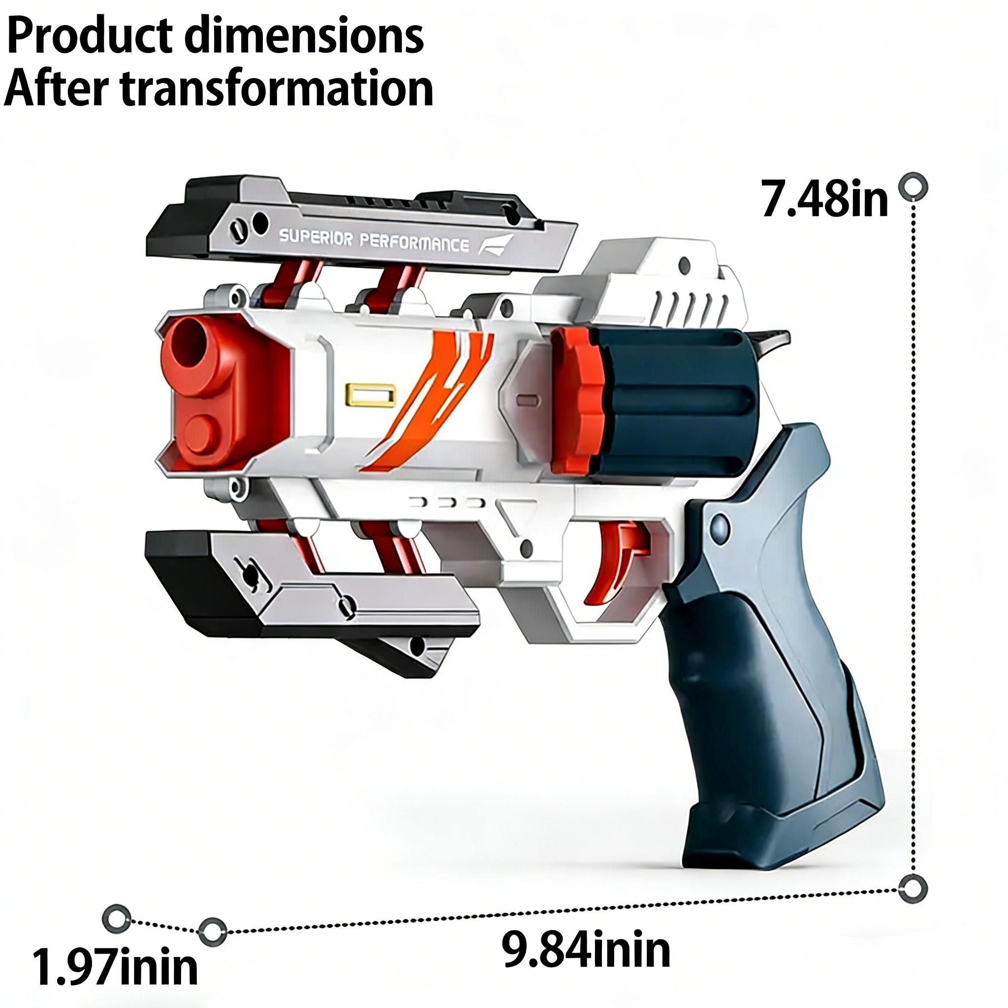 Foam Dart Blaster Toy Set with Target & 48 Refill Darts for Kids Outdoor Play Birthday Gift