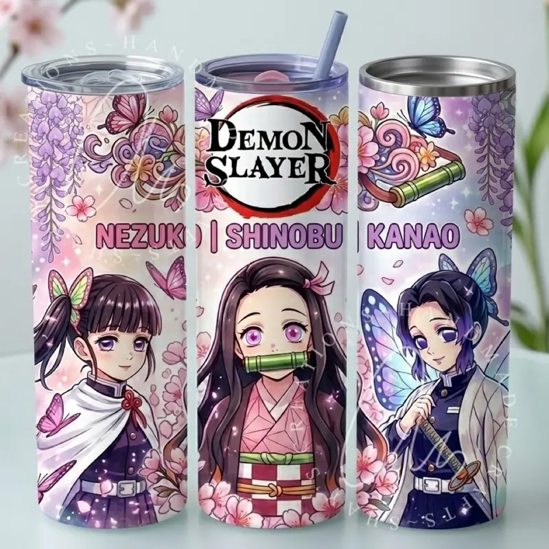 Anime nezuko themed tumbler