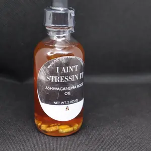 I Ain't Stressin It Ashwagandha Root Oil Massage Oil Aromatherapy