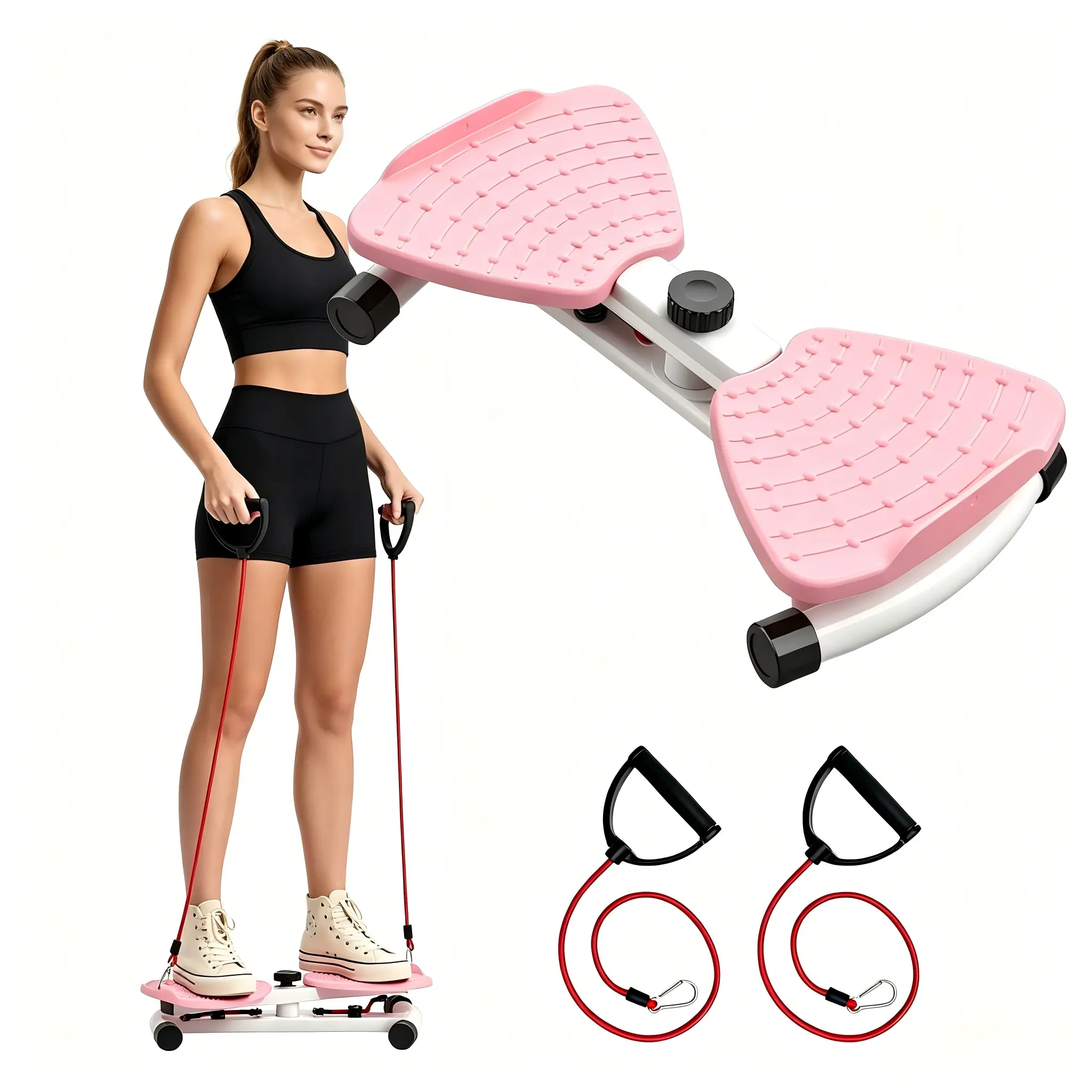 Abs Waist Twister Disc, Portable Rotating Core Trainer for Women, Durable Plastic Ab Strength Equipment, Home Workout Gear for Core Workouts & Aerobic Exercise, Exercise Twist Boards, Home Gym Equipment, Rotates, Waist Twist Machine, Tummy Exercis, Home F