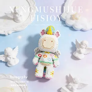 1622pcs Angel Unicorn Series Building Blocks Toy, Creative DIY Craft Decor, Desk Home Living Room Decoration, Birthday Gift