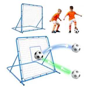 Portable Soccer Goal, Backyard Soccer Net and Frame 4x4ft Foldable Pop Up Soccer Nets Training Equipment Suitable for Kids and Adults, Practice Training Goals, w/Carry Bag, Easy Setup
