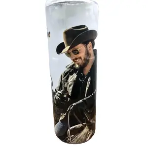 "Yellowstone 'I'll Take You To The Train Station' 20oz Stainless Steel Tumbler Bottle, Portable Reusable Lid, Insulated Drinkware, Durable, Hot & Cold Retention, High-Quality, Hand Wash Only (Not Microwave/Dishwasher Safe)"