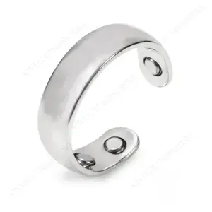 1pc Rings Men's Double Magnetic Opening Magnet Rings